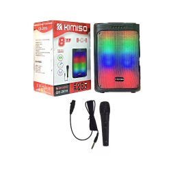 COLUNA KIMISO QS-2818 8" COM MICROFONE E CONTROLE REMOTO COLUNA KIMISO QS-2818 8" COM MICROFONE E CONTROLE REMOTO